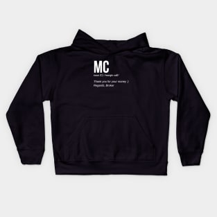 Funny MC Definition Kids Hoodie